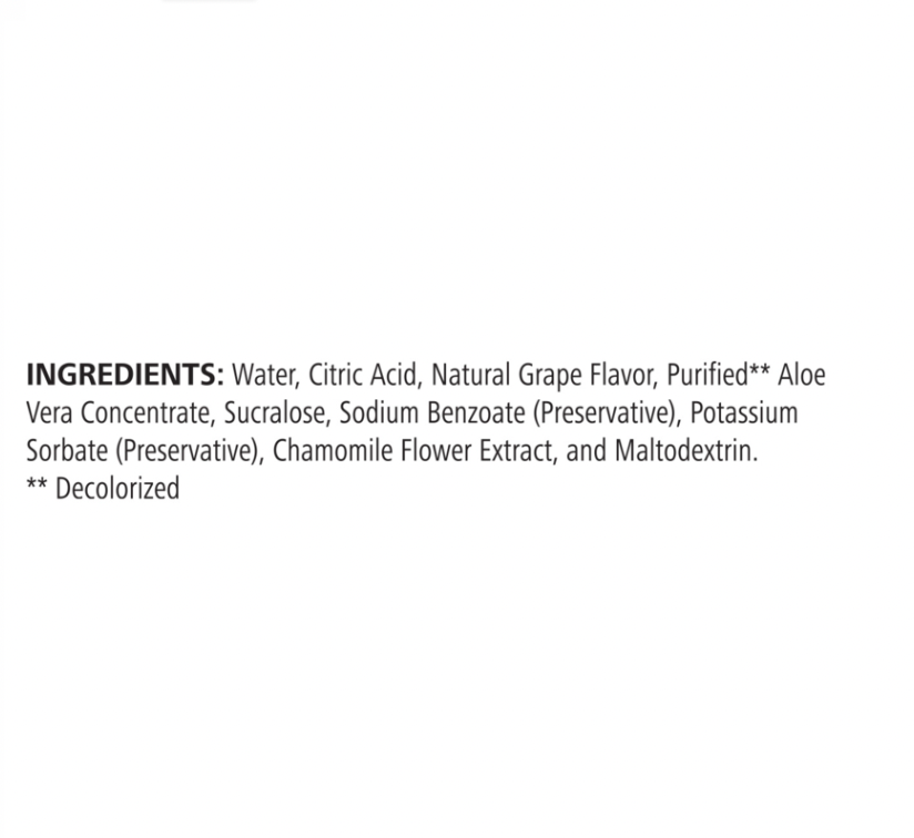 NEW!! Herbal Aloe Concentrate: Grape Pint