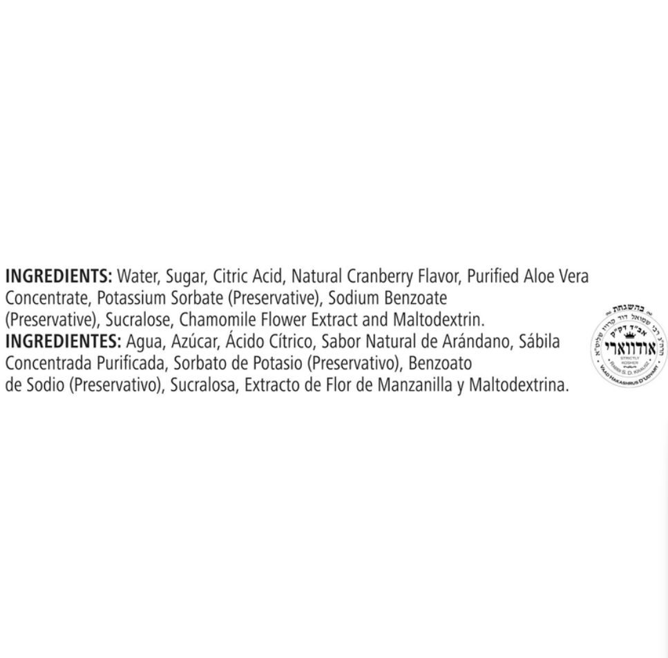 Herbal Aloe Concentrate: Cranberry Pint