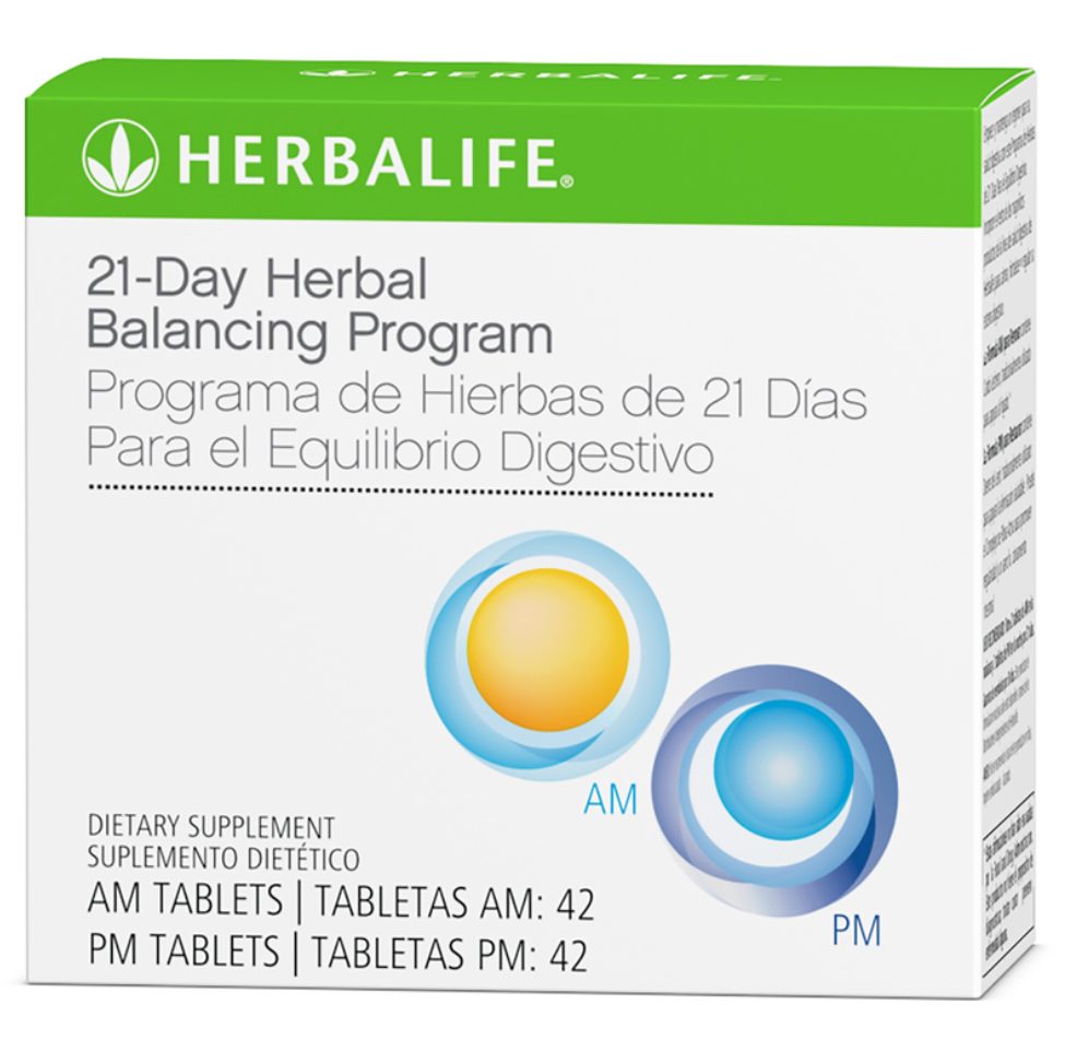 21-Day Herbal Balancing Program: 42 Tablets for AM/42 Tablets for PM